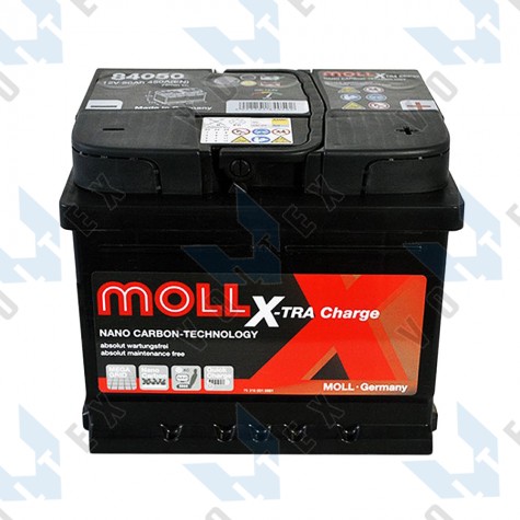 Аккумулятор Moll X-Tra Charge 50Ah R+ 450A